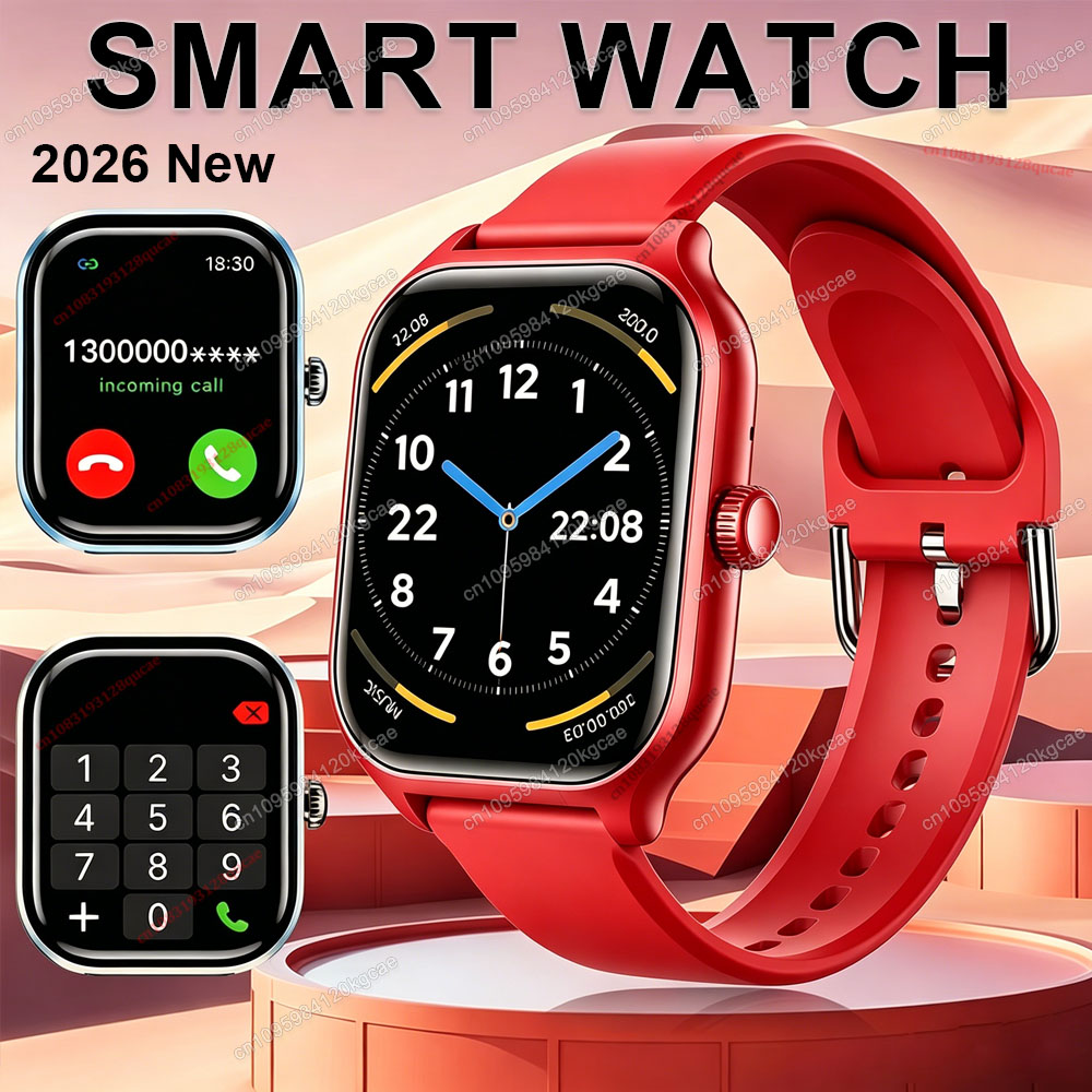 Smartwatch X12 - 2026年新型スマートウォッチ Bluetooth通話 メッセージ通知 健康管理 GPSスポーツトラッカー スマートウォッチ