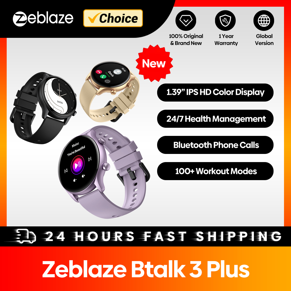 Smartwatch Faces - 新しい Zeblaze Btalk 3 Plus 音声通話スマートウォッチ