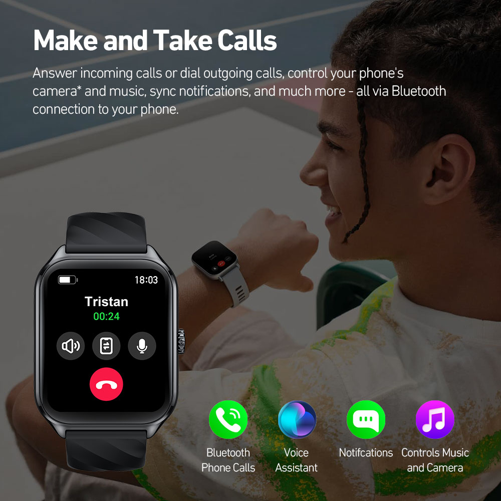 Zeblaze GTS 4 音声通話機能付き 1.94インチ - Smartwatch X12 のレビューと価格