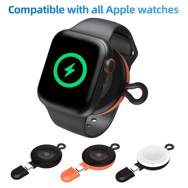 ミニタイプCスマートウォッチワイヤレス充電器ポータブルキーチ - Smartwatch Watch Accessories のレビューと価格