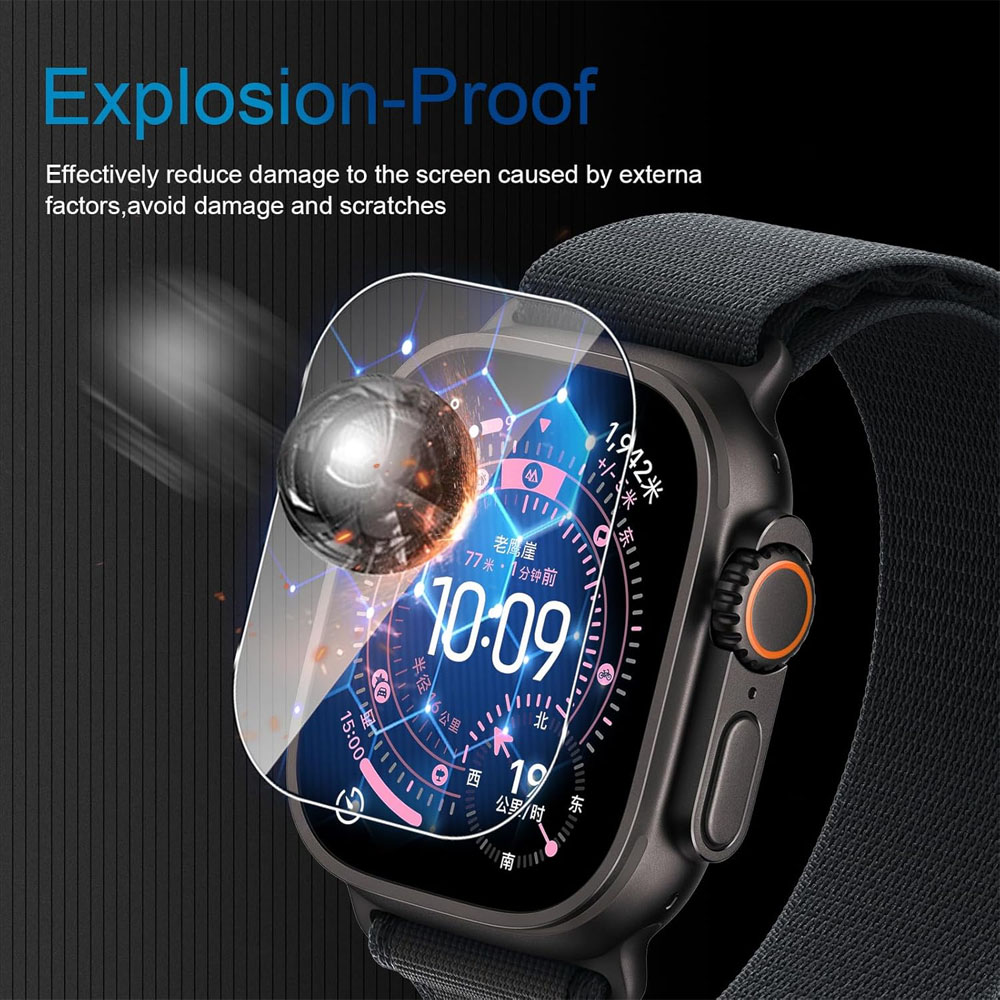 Apple Watch Ultra 3 49mm用強化ガラス - Watch Case Bumper のレビューと価格