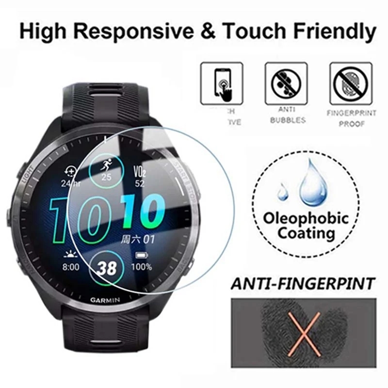 スマートウォッチアクセサリー強化ガラスフィルムスマートウォッ - Smartwatch Watch Accessories のレビューと価格