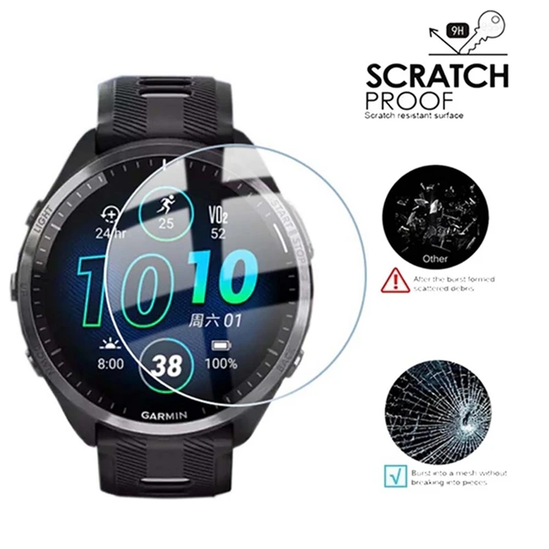 スマートウォッチアクセサリー強化ガラスフィルムスマートウォッ - Smartwatch Watch Accessories のレビューと価格