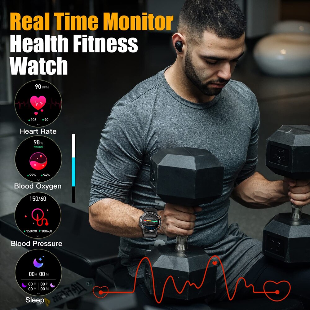 MEVADEN スチール製1.39インチメンズ高級スマートウ - Smartwatch Faces のレビューと価格