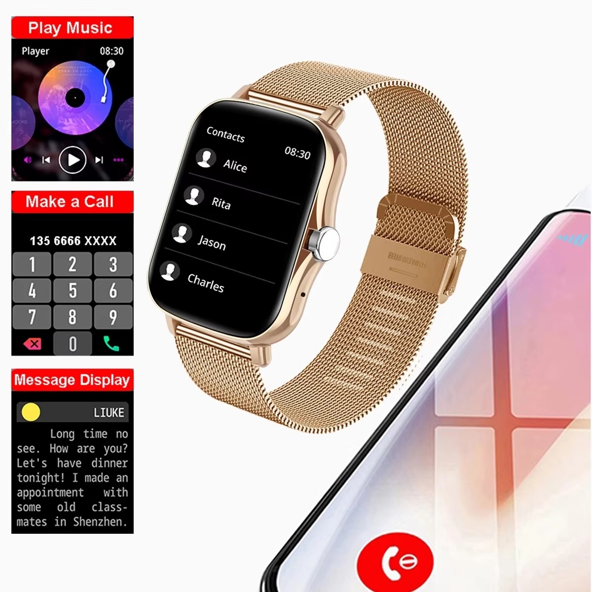 2026 新しい多機能スマートウォッチ男性 & 女性 Blu - Smartwatch X12 のレビューと価格
