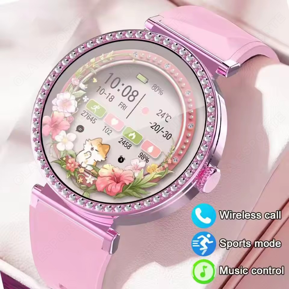 スマートウォッチ 高級ファッション 女性用 生理周期リマイン - Smartwatch X12 のレビューと価格