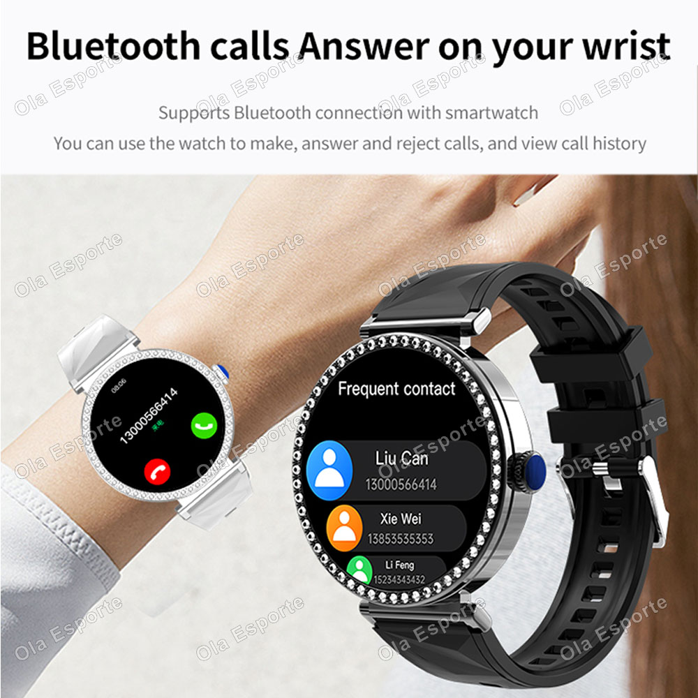 スマートウォッチ 高級ファッション 女性用 生理周期リマイン - Smartwatch X12 のレビューと価格