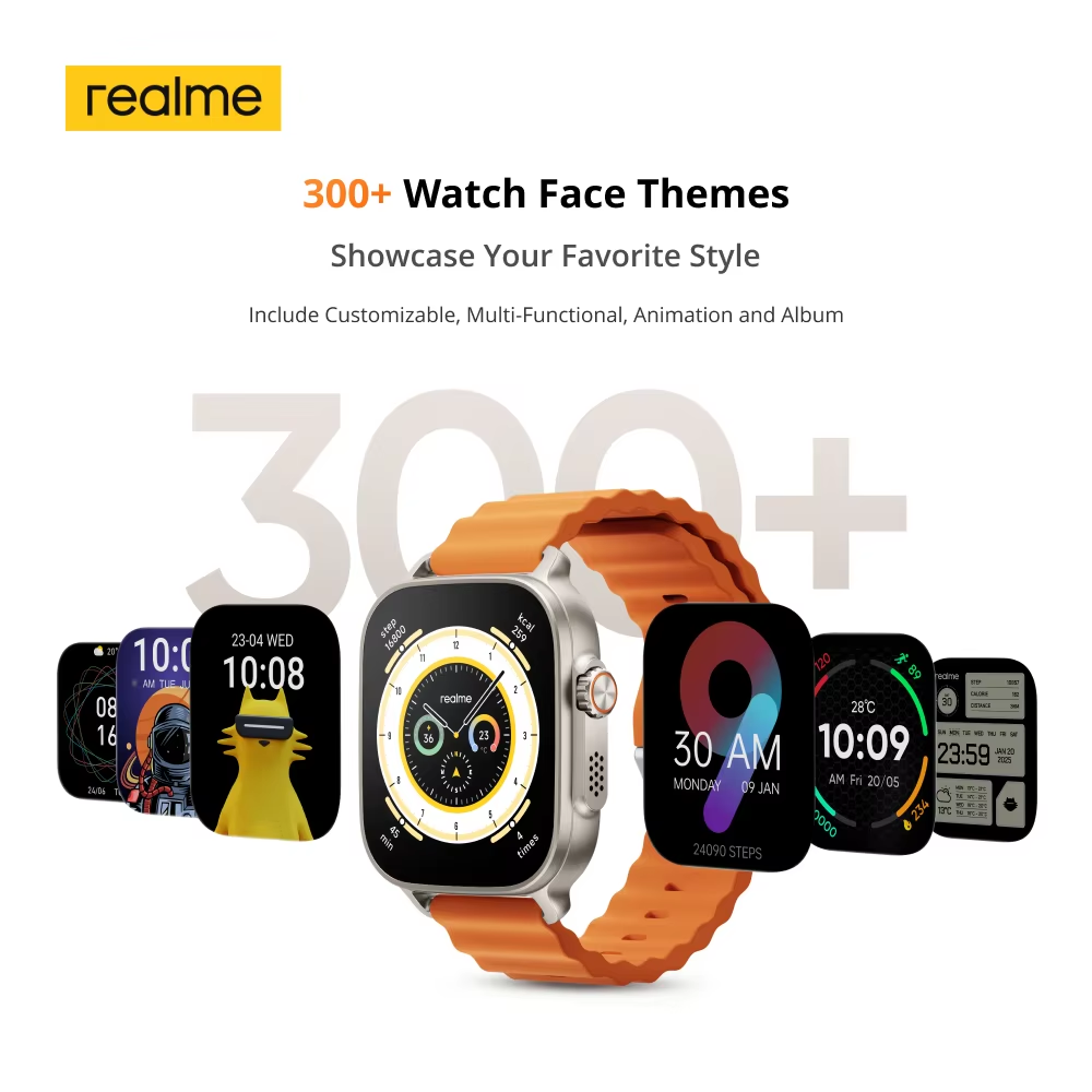 グローバル版 realme watch 5 1.97インチ  - Smartwatch Faces のレビューと価格