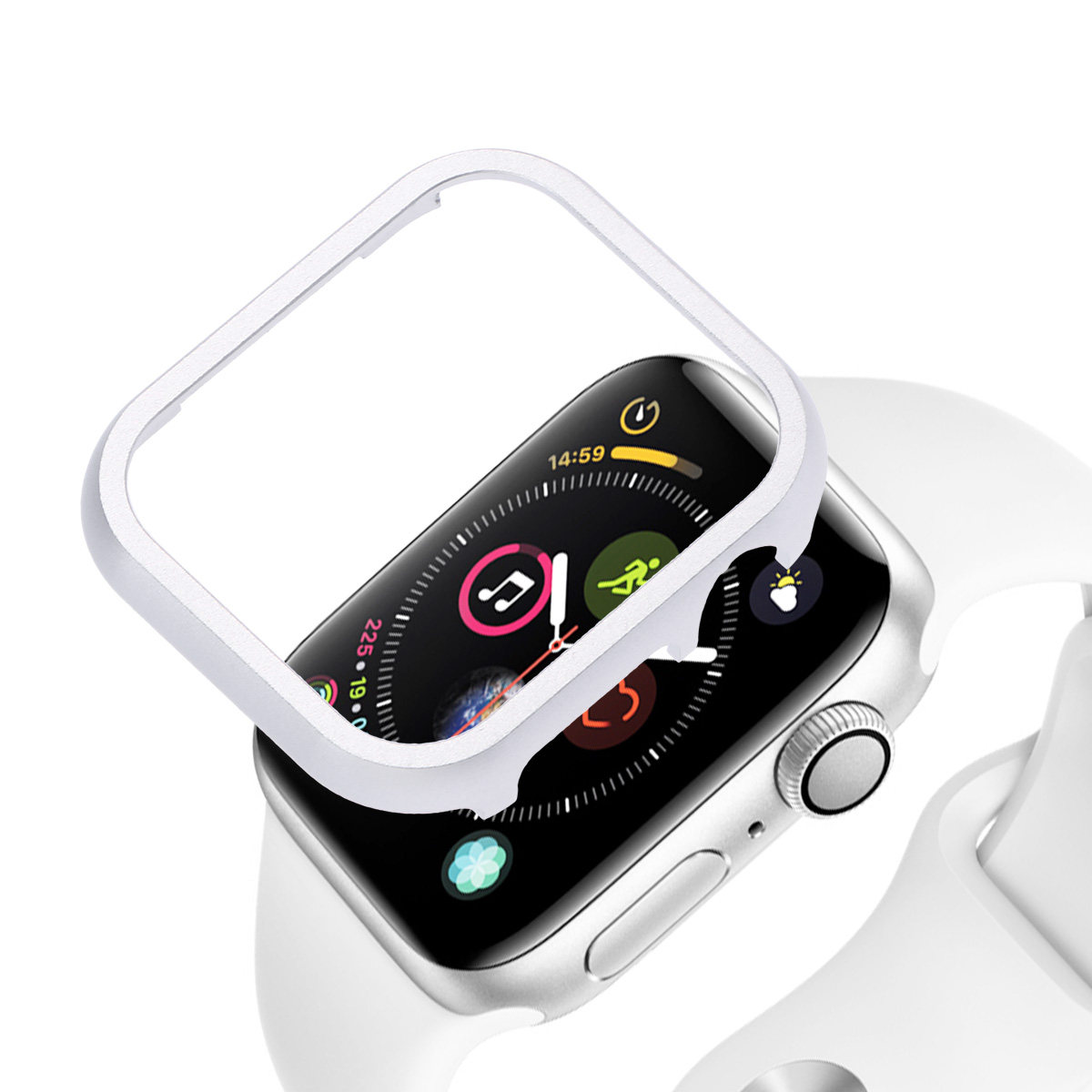 40mm アルミ合金製メタルフレーム 保護ケース バンパー  - Watch Case Bumper のレビューと価格