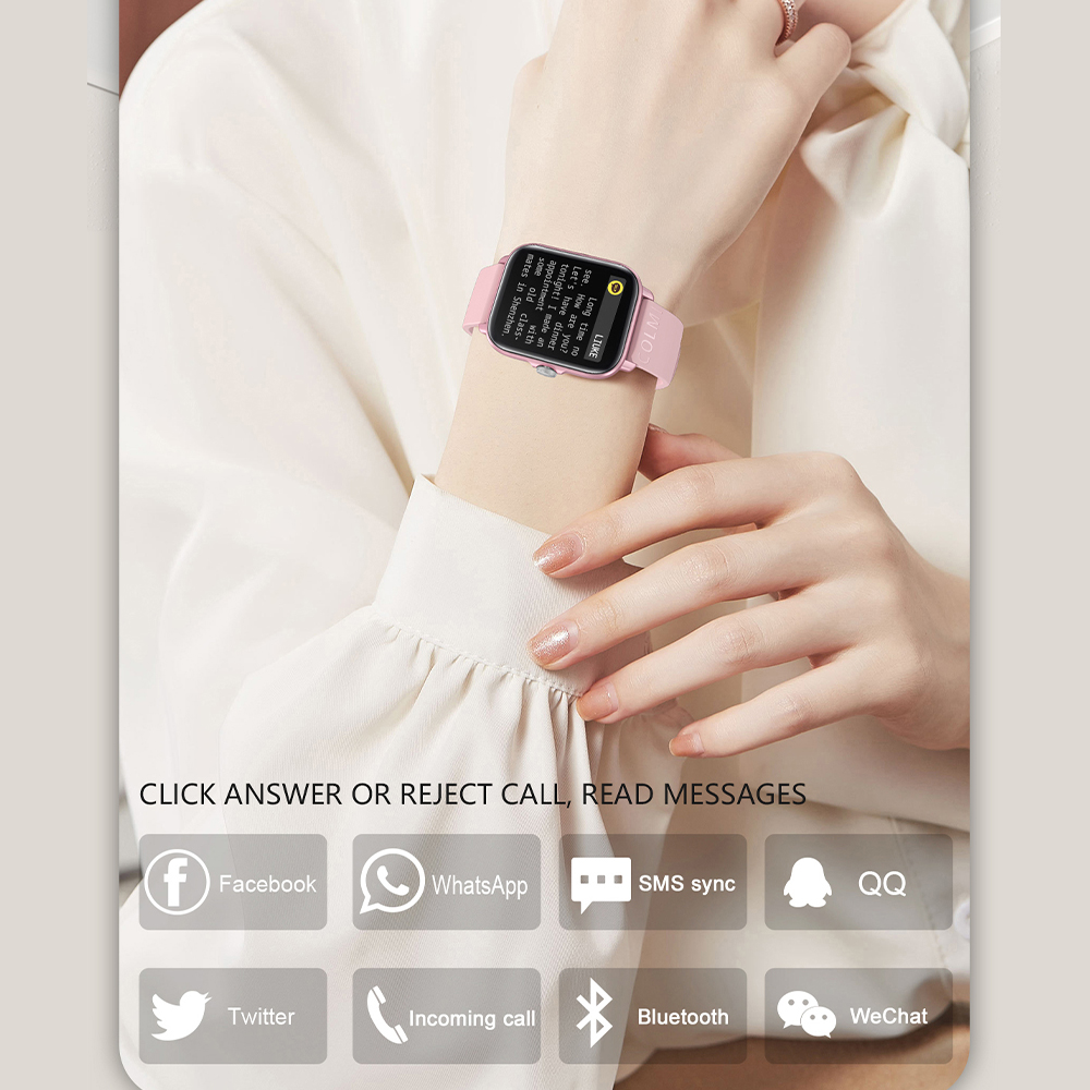 COLMI P28 プラス Bluetooth 応答通話スマ - Smartwatch Faces のレビューと価格